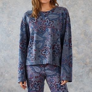 Sundry Paisley Joy Sweatshirt - Size 1